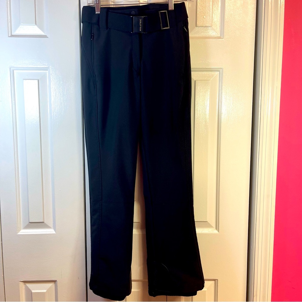 Women's black killtec‎ ski & snow pants. Size 8 C15